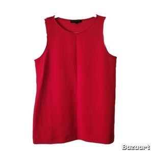 Banana Republic Top Womens S Small Red Sleeveless Shell Tank